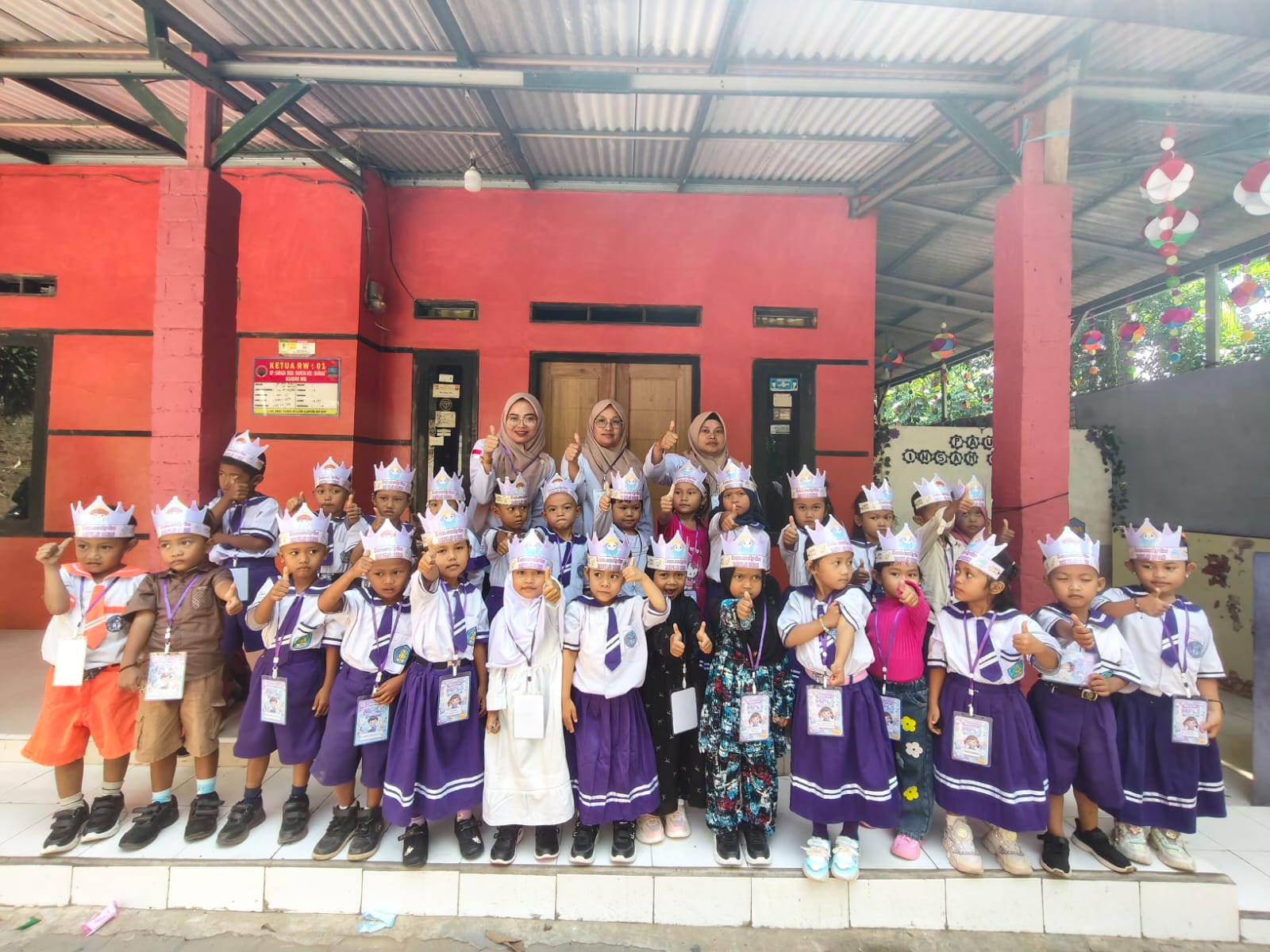 ‎MPLS PAUD Insan Ceria Mancak Berlangsung Meriah, Siswa Baru Antusias Kenali Lingkungan Sekolah