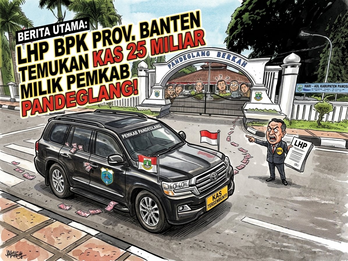 LHP BPK PROV. BANTEN TEMUKAN KAS 25 MILIAR MILIK PEMKAB PANDEGLANG